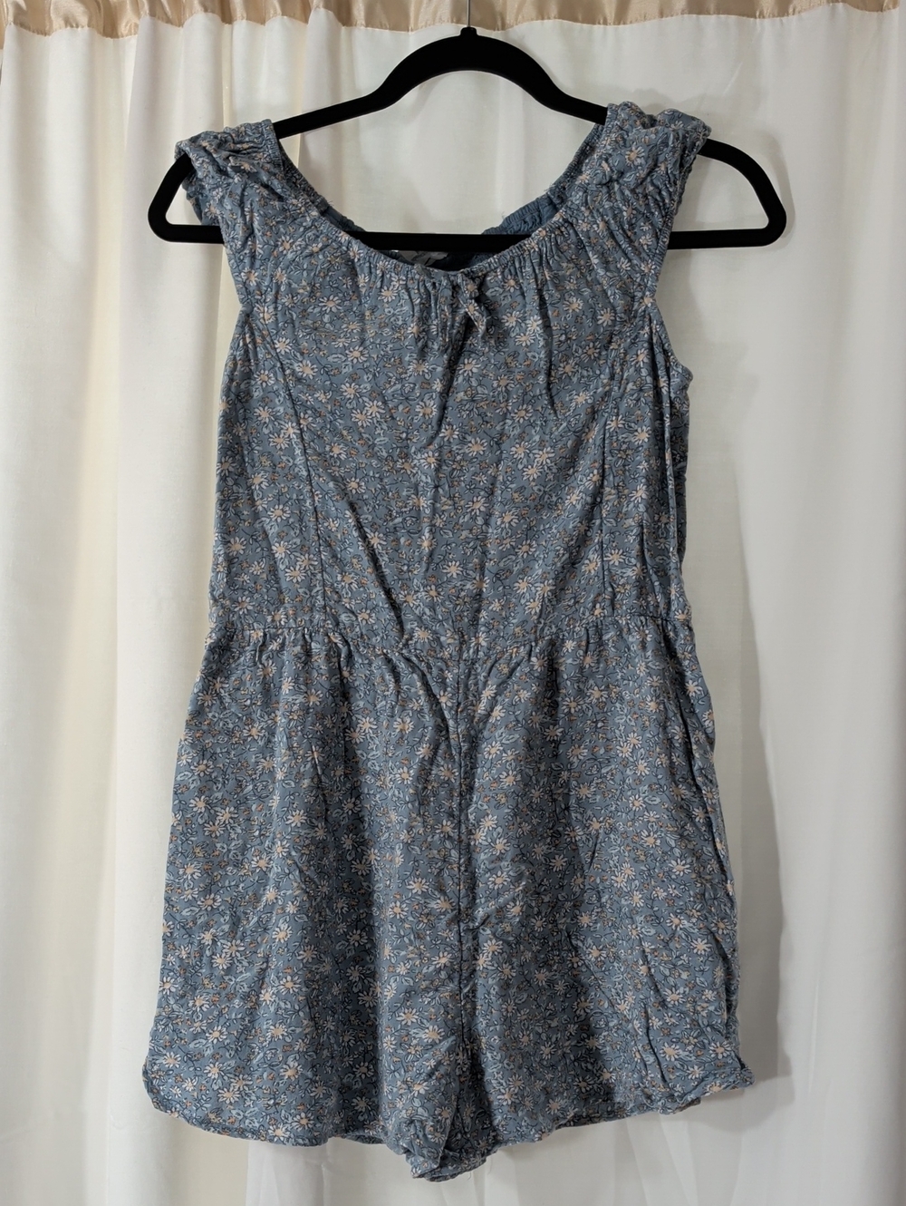 Abercrombie Kids Blue Floral Romper